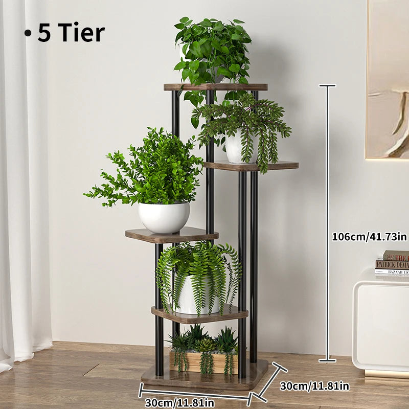 Plant Stand Stand For Flowers Iron 6/7/8Layers Plant Shelf Plant Organizer Storage Plant Holder Display Stand Garden Decoration