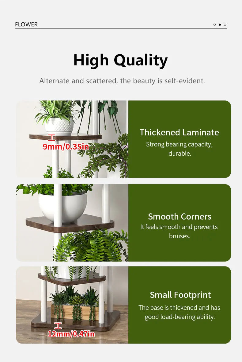Plant Stand Stand For Flowers Iron 6/7/8Layers Plant Shelf Plant Organizer Storage Plant Holder Display Stand Garden Decoration