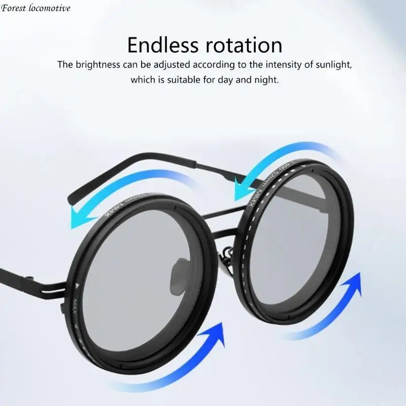Multifunction Steampunk Sunglasses Polarized Lenses Fashionable for Driving Fishing 32GB