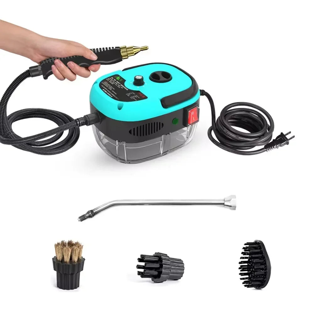 2500W High Temperature and Pressure Handheld Steam Cleaners Air Conditioner Kitchen Hood Car Steam Clean Machine Floor Cleaning