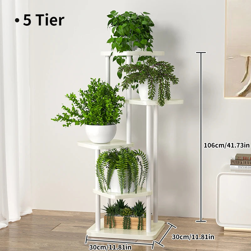 Plant Stand Stand For Flowers Iron 6/7/8Layers Plant Shelf Plant Organizer Storage Plant Holder Display Stand Garden Decoration