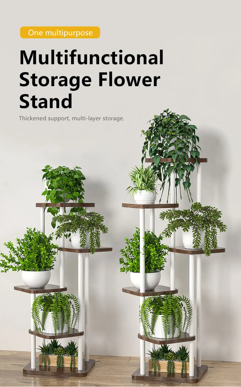 Plant Stand Stand For Flowers Iron 6/7/8Layers Plant Shelf Plant Organizer Storage Plant Holder Display Stand Garden Decoration