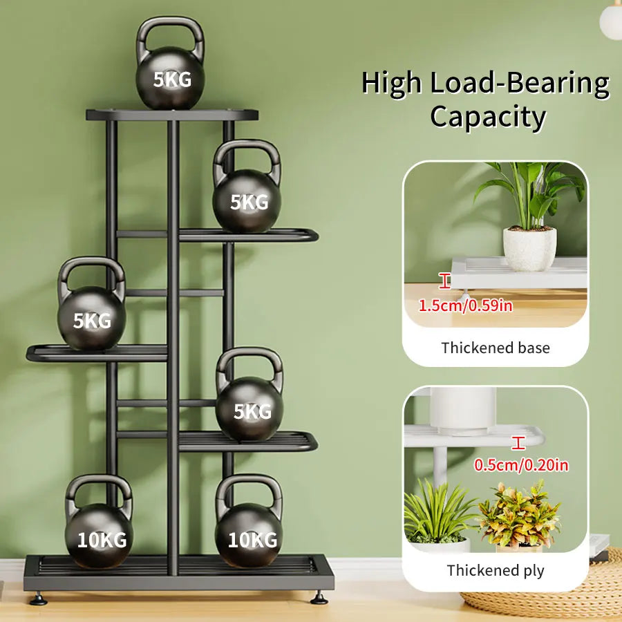 Plant Stand Stand For Flowers Iron 6/7/8Layers Plant Shelf Plant Organizer Storage Plant Holder Display Stand Garden Decoration
