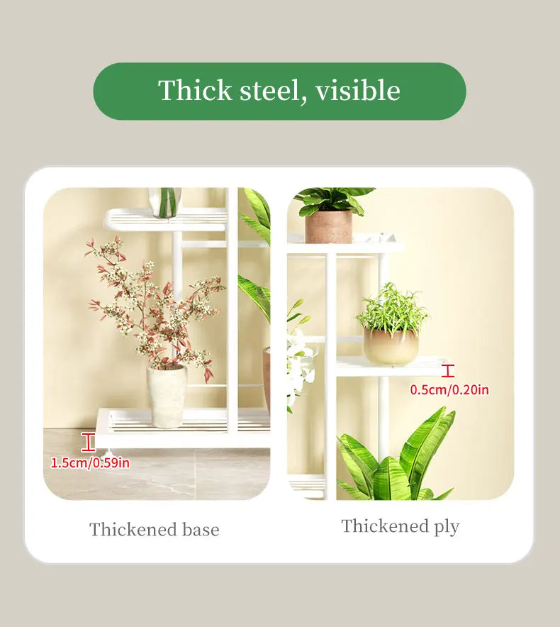 Plant Stand Stand For Flowers Iron 6/7/8Layers Plant Shelf Plant Organizer Storage Plant Holder Display Stand Garden Decoration