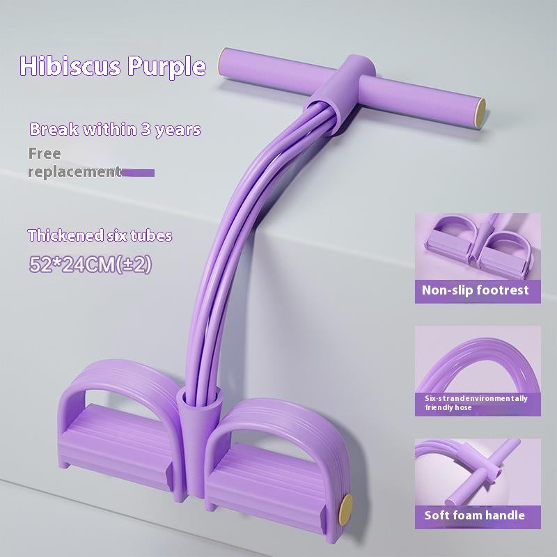 Household Waist Slimming Belly Arm-slimming Pedal Pulling Rope Sit-ups Auxiliary Pedal Tension Device
