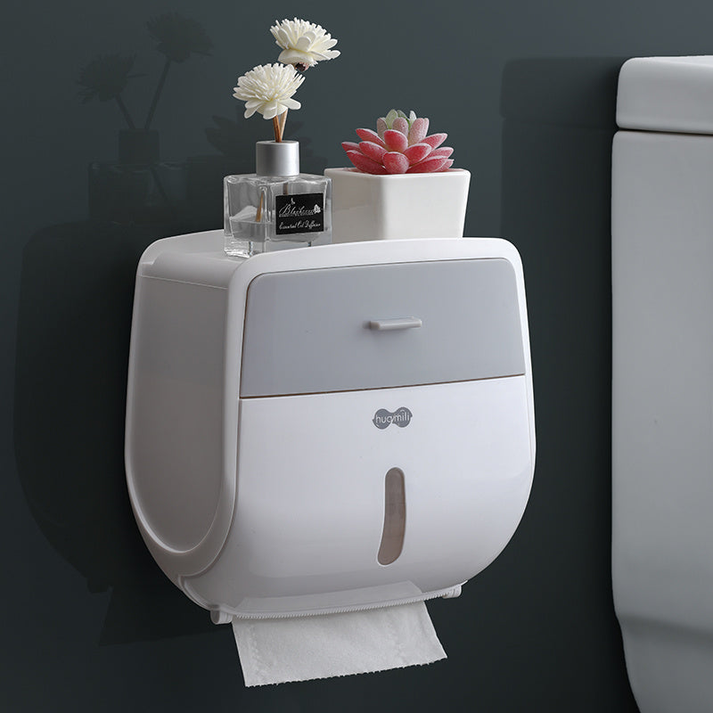 Toilet paper towel box toilet paper towel holder no perforation waterproof roll paper tube creative toilet paper box