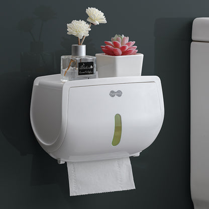 Toilet paper towel box toilet paper towel holder no perforation waterproof roll paper tube creative toilet paper box