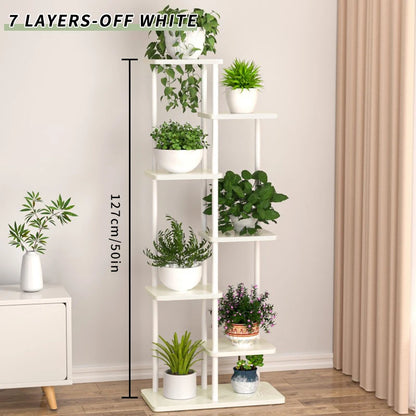 Plant Stand Stand For Flowers Iron 6/7/8Layers Plant Shelf Plant Organizer Storage Plant Holder Display Stand Garden Decoration