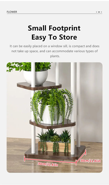 Plant Stand Stand For Flowers Iron 6/7/8Layers Plant Shelf Plant Organizer Storage Plant Holder Display Stand Garden Decoration