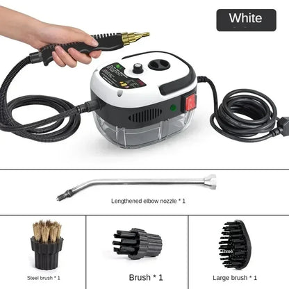 2500W High Temperature and Pressure Handheld Steam Cleaners Air Conditioner Kitchen Hood Car Steam Clean Machine Floor Cleaning