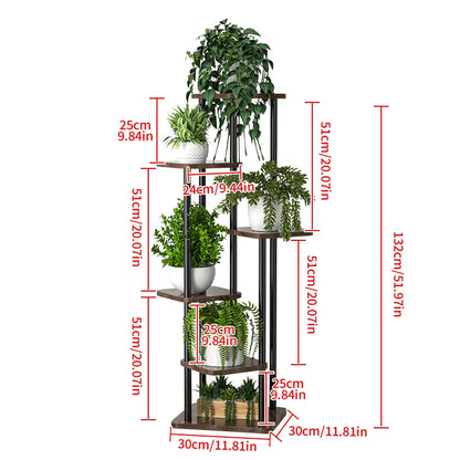 Plant Stand Stand For Flowers Iron 6/7/8Layers Plant Shelf Plant Organizer Storage Plant Holder Display Stand Garden Decoration