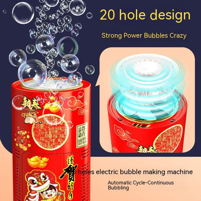 Automatic Fireworks Bubble Machine Toys